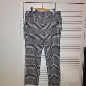 Women’s Black and White Checkered Pants